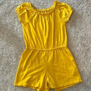Girls short sleeve romper